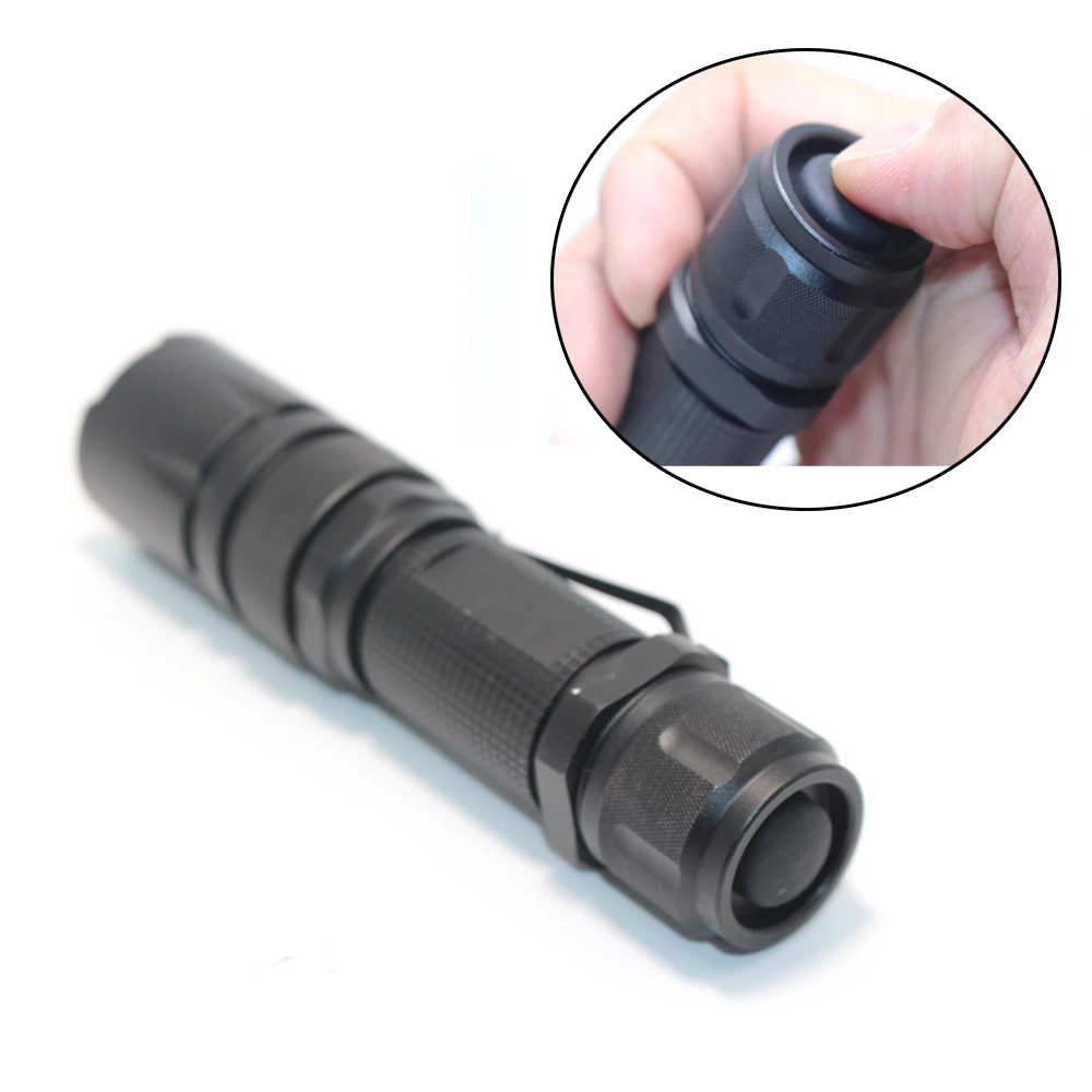 Concert Zoom LED Flashlight Multifunctional Tactical Torch Red Green Blue White 4 Color in 1 Hunting Fishing Lamp flash 18650