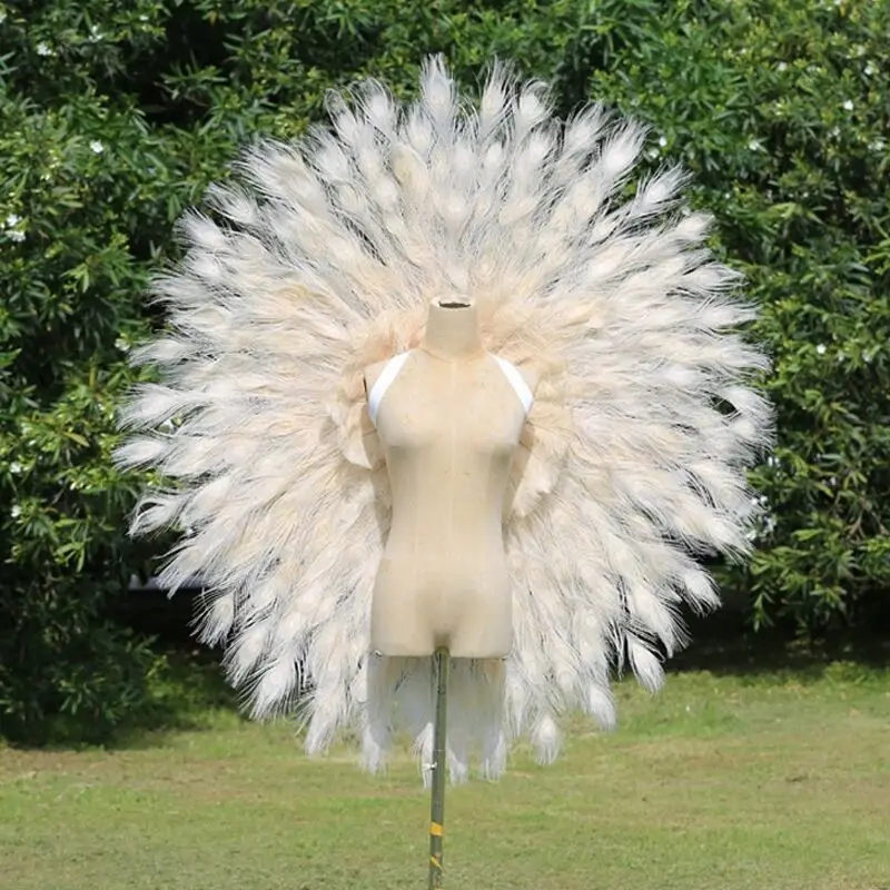 Peacock feather angel wings costume stage performance wedding Show Photography Studio