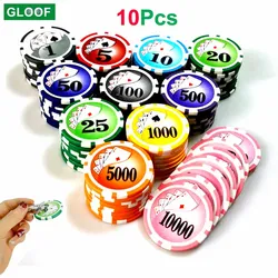 Posição de bola de golfe Marcadores Set, Chip Mark, Pode ser anexado a um Cap Clip, Contendo Ímãs, 10pcs por lote