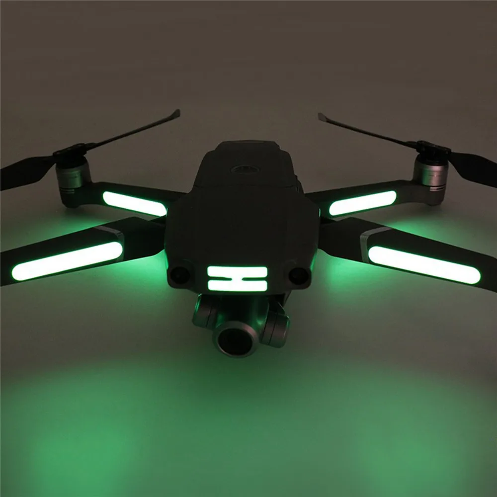 2PCS Luminous Stickers for Mavic Pro/Air/Autel EVO 2 Noctilucent Decoration Decals for DJI Mavic Air 2 RC Drone Arm Accessories