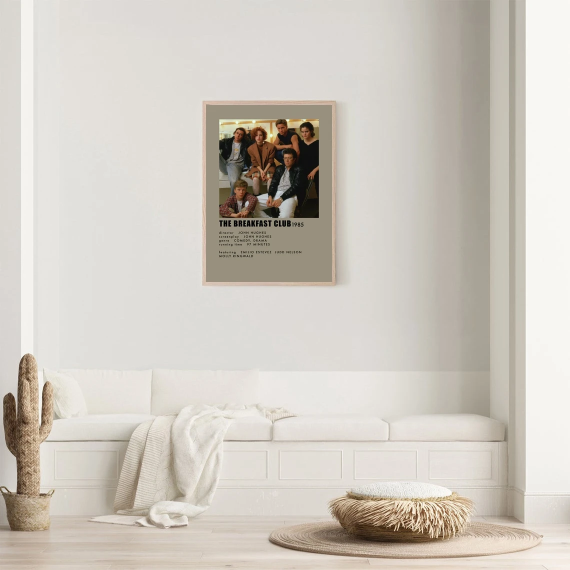 الإفطار نادي خلف المشاهد الفيلم المشارك الرسم على لوحات القماش الجدارية غرفة نوم غرفة المعيشة ديكور المنزل (بدون إطار) #3