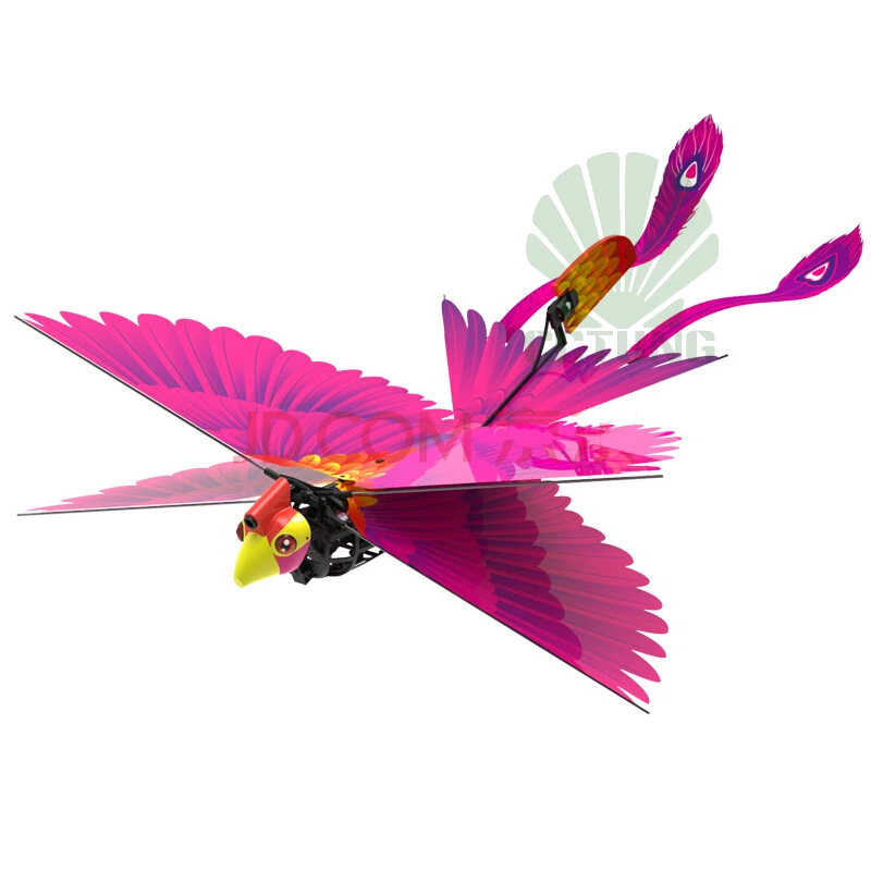 Intelligent Bionic Flapping Wing Flying Robot Bird with Wireless Remote Controller for Flying Position Adjust Battery Built-in