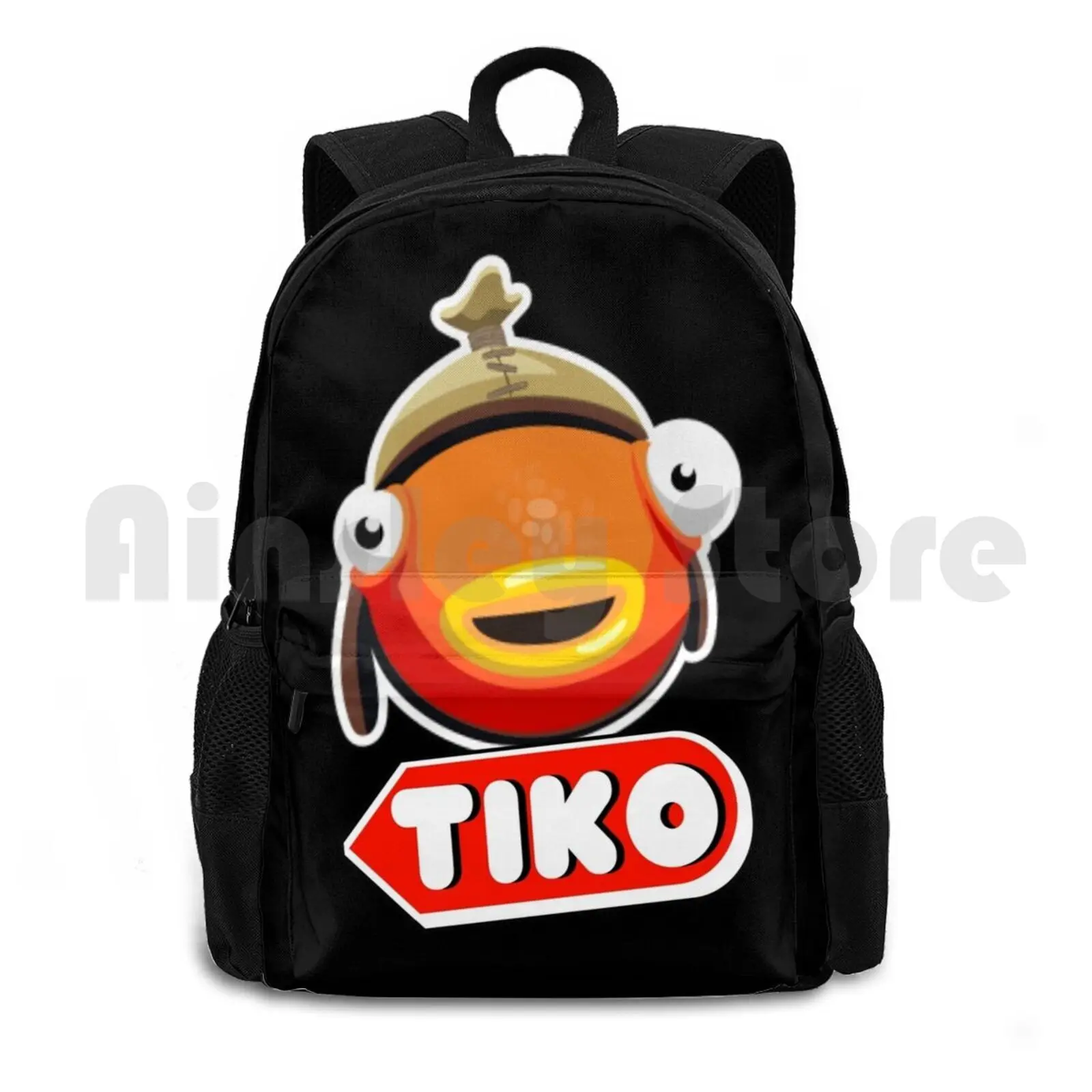 Tiko-Fish Outdoor Hiking Backpack Waterproof Camping Travel Benjyfishy Benjifishy Benjy Fishy Benji Fishy Lazarbeam Lachlan