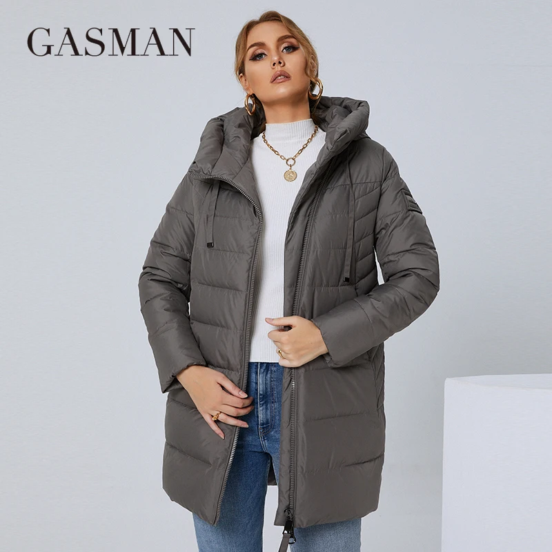 GASMAN 2022 Women\'s down jacket Fashion Classic Brand Woman winter parka Long Puffer plus size 6xl Warm coat women Hot sale 180