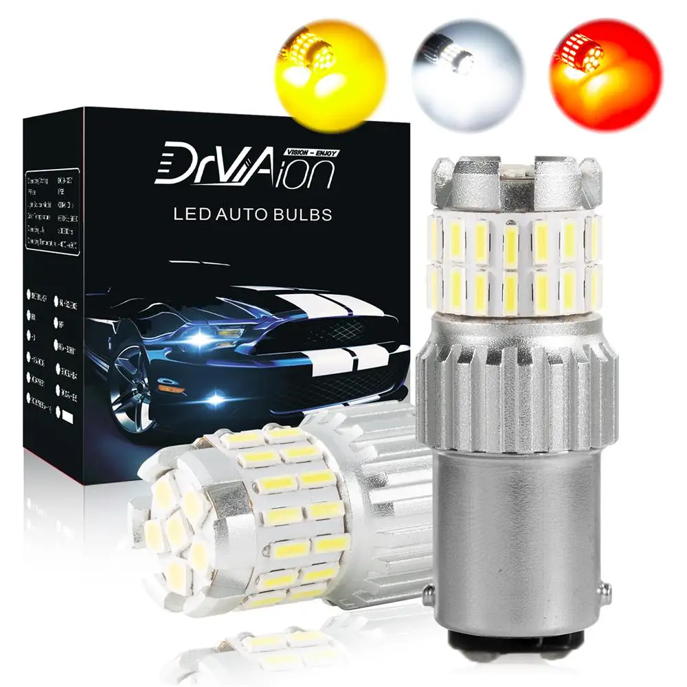 2PCS BAY15D 1034N 2357NA LED Reversing Bulb Super Bright 36SMD Led For Replacing Brake Lights Reversing Lights Turn Signal Light