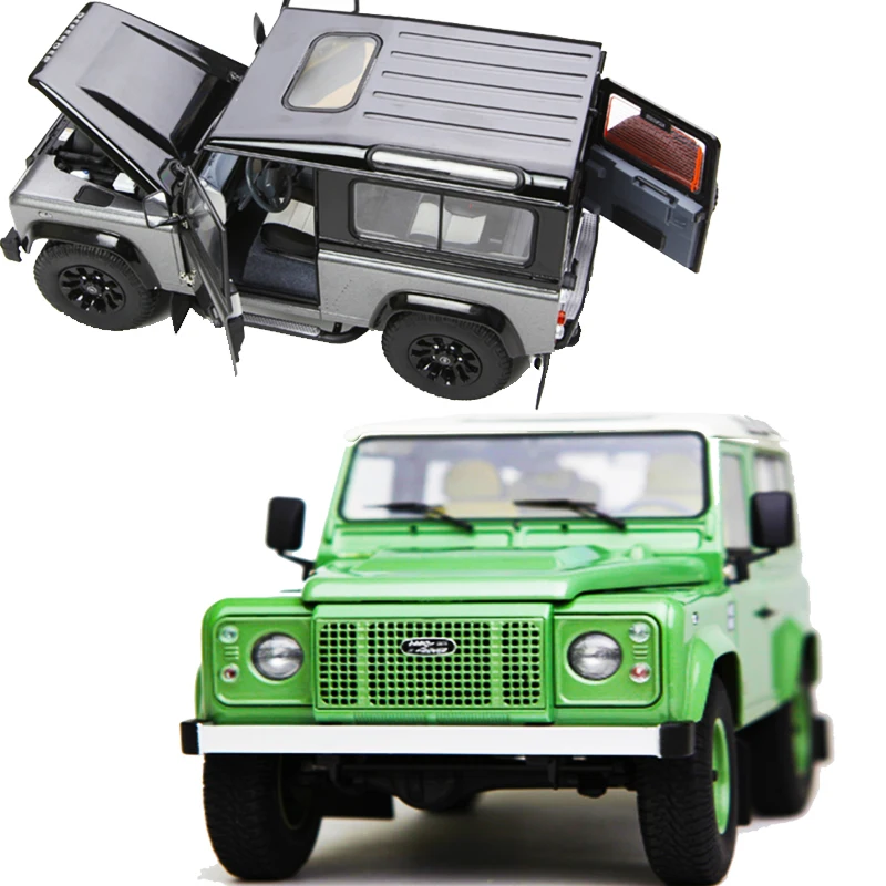 1:18 1990 Defender Short-axis Version of Off-road Metal Vehicle Model Diecast Alloy Retro Car Collection Fans Kids Adult Gifts