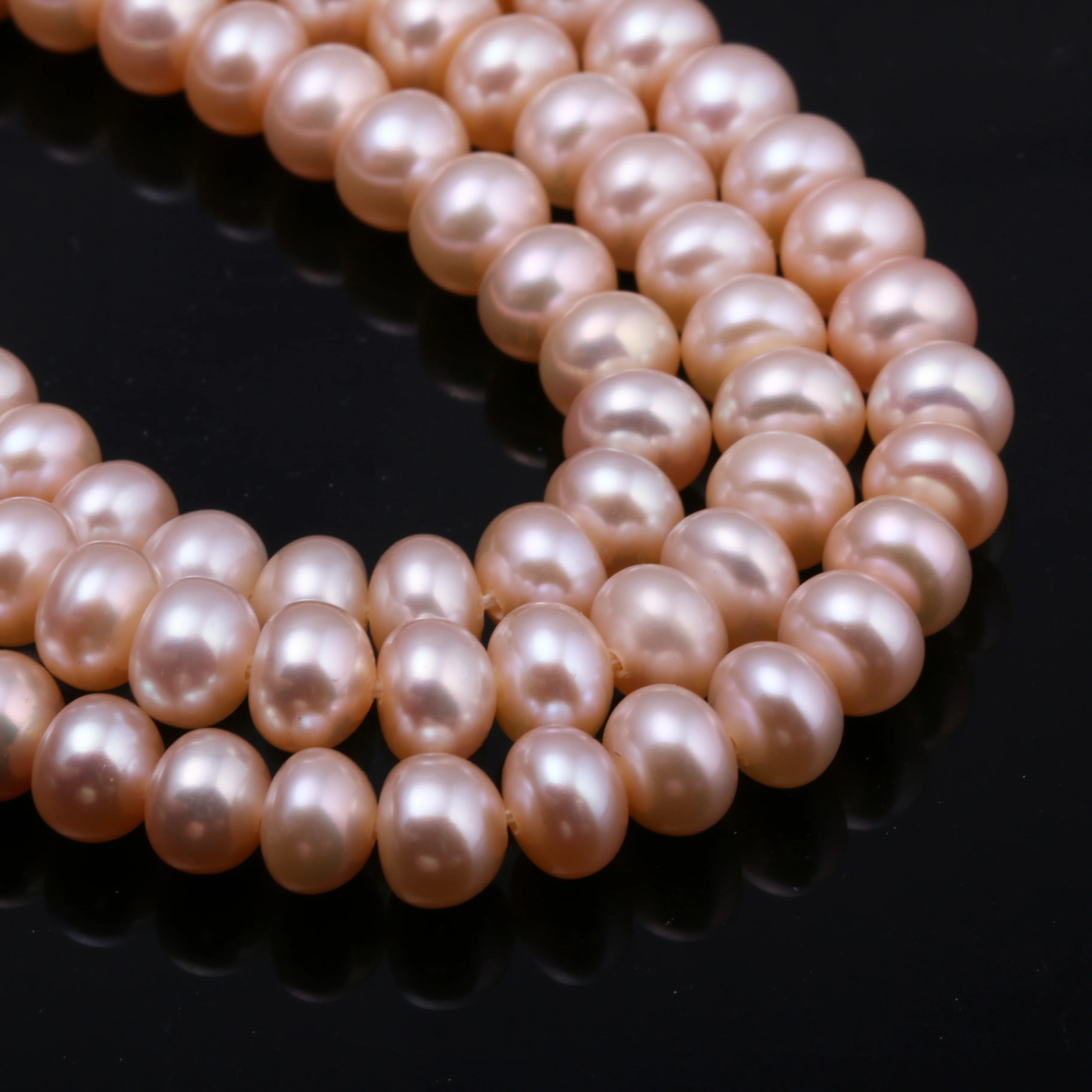 Natural Freshwater Pearls Beads High Quality 36 cm Punch Loose Beads for Jewelry Making DIY Women Necklace Bracelet 6-7 mm