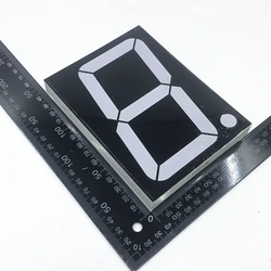 2 Stuks 5 Inch 7 Segment Rode Displays Digitale Buis 10PIN Gemeenschappelijke Kathode Led Digitale Buis 105*140*15.8Mm 1.8 Openbare Voeten