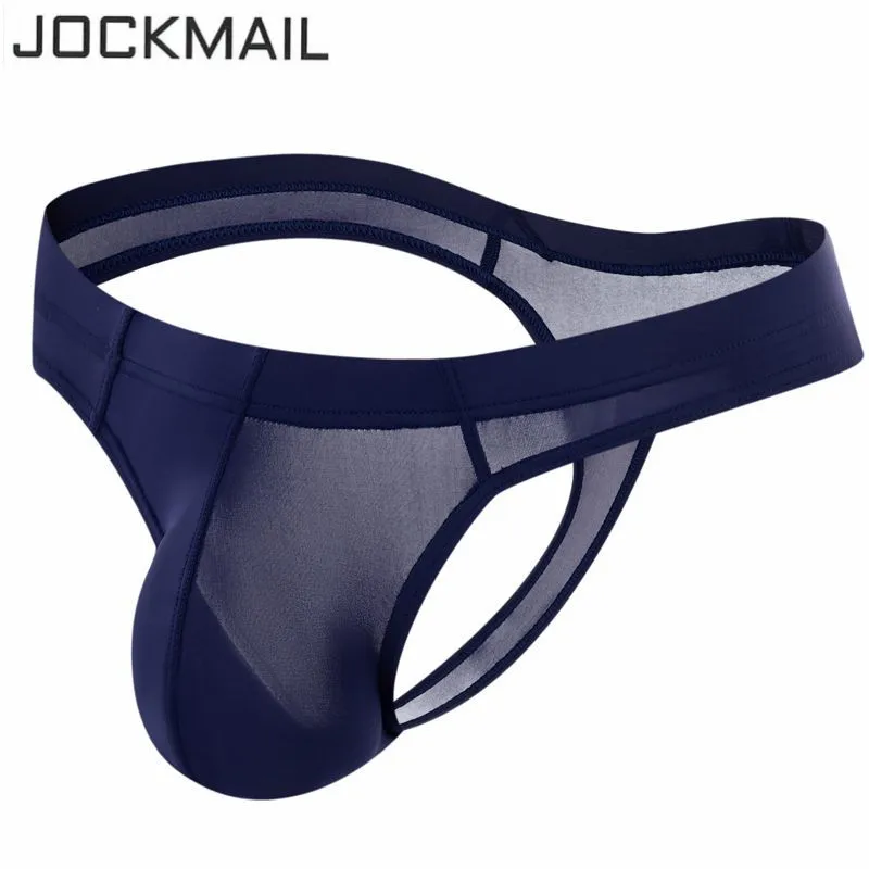 JOCKMAIL men\'s transparent underwear sexy bikini men thongs g strings tanga hombre slip jocks gay underwear jockstrap