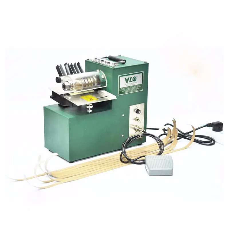 Leather Strip Belt Strap Cutting Machine with Edge Folding Leather Laminating Machine Handmade Leathercraft Cutting