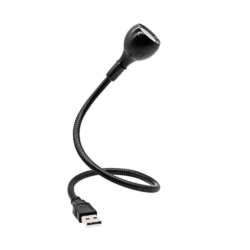 Usb Bedienbare 3W Led Boek Licht Flexibele Nek Draagbare Lamp Wit Of Warm Wit Verlichting Metaal Voor Pc Computer, Laptop Notebook