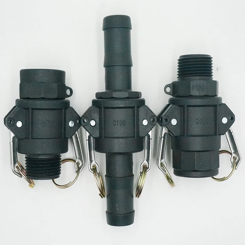 3Pcs/5pcs  DN15 to DN50  Plastic Camlock Couplings  1/2