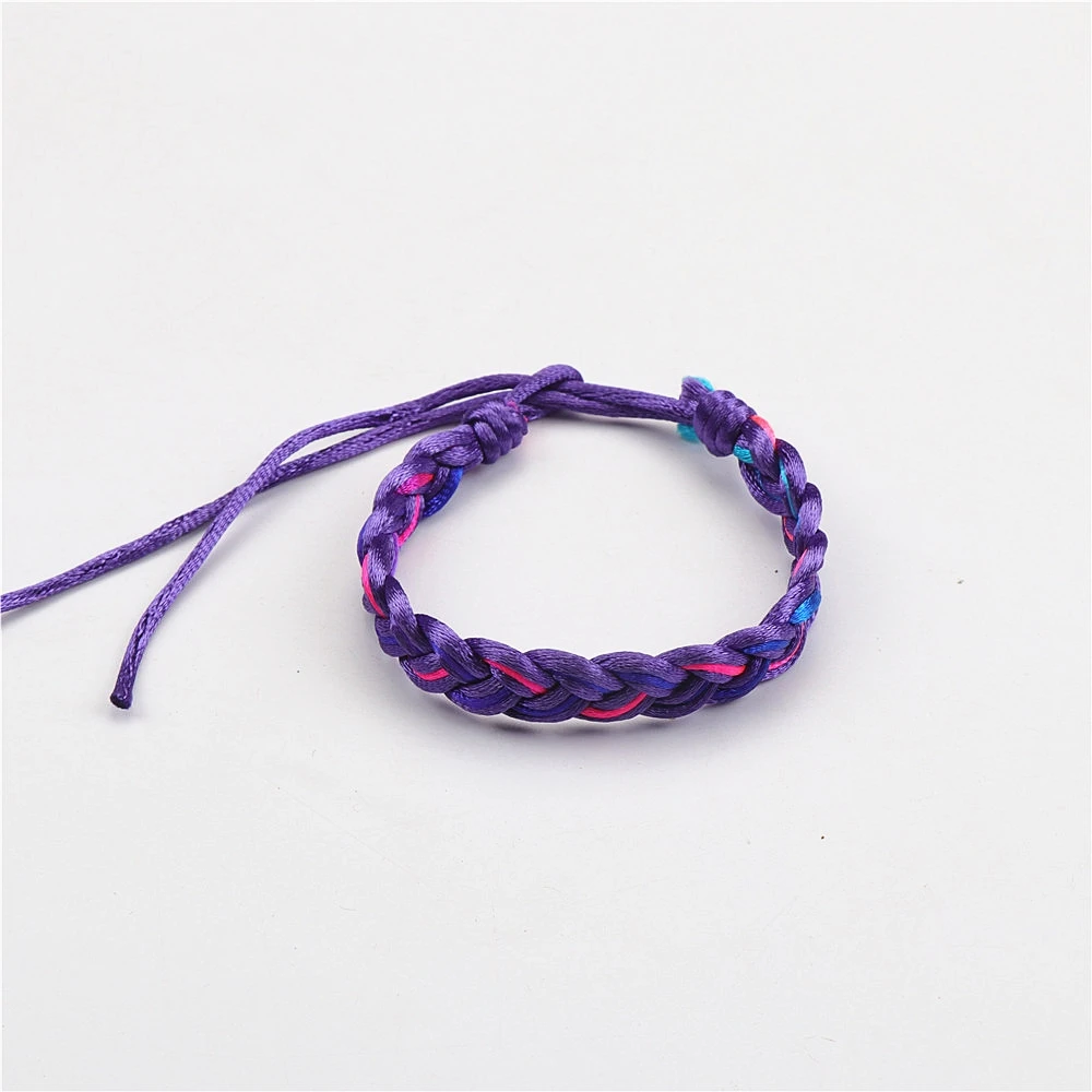 Wholesale 20pcs/lots Handmade Braided Cotton Rope Jewelry Cuff Bracelet Ankle bangles For Men Women Mix Style Size Adjustable