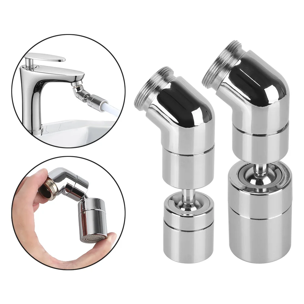 Tap Swivel Head Sprayer Splash-proof Connector Shower Water Saving Faucet Sprinkler  Aerator 360° Rotatable