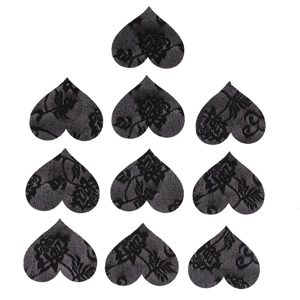 20Pcs Women Invisible Sexy Lace  Breast Lift Tape Overlays On Bra Nipple Stickers Chest Stickers Bra Nipple Covers Accessories