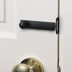 Brass Door Latch Lock Safety Slide Lock Flush Slide Bolt Gate Hook for Barn Bedroom Gate Cabinet