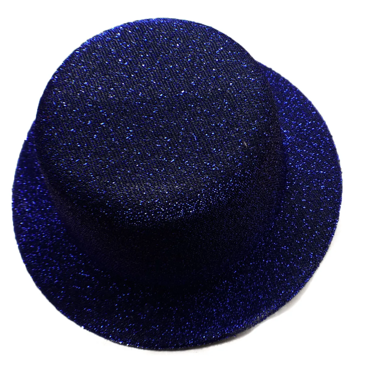 Glitter Mini Top Hats Hen Party Dance Kids Fascinator Hats Base Children Cocktail Hair Clip Headpiece EVA Craft Hat Base