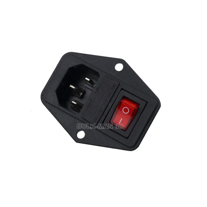 IEC Power Socket with Fuse Holder AC 250V 10A