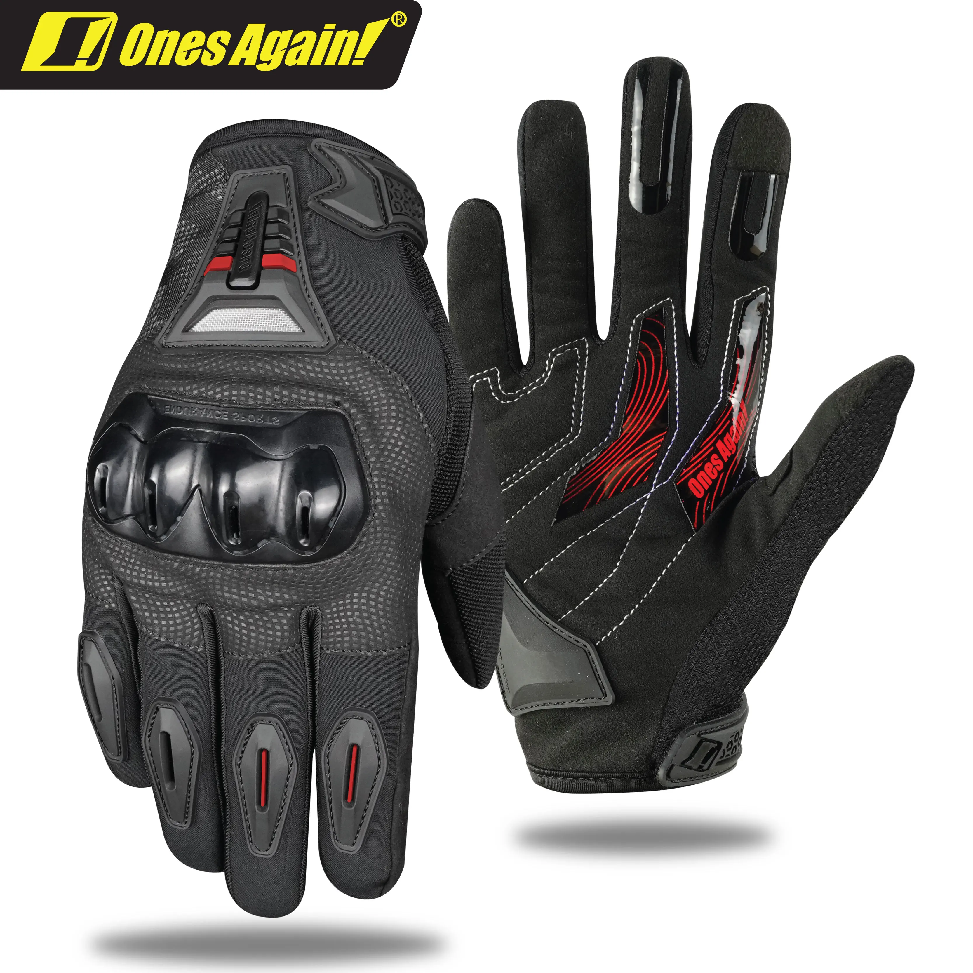 

Motorbike Motorcycle Full Finger Ventilated Motorcycle Waterproof warm gloves Gloves Touch Screen Lightweight and breathable