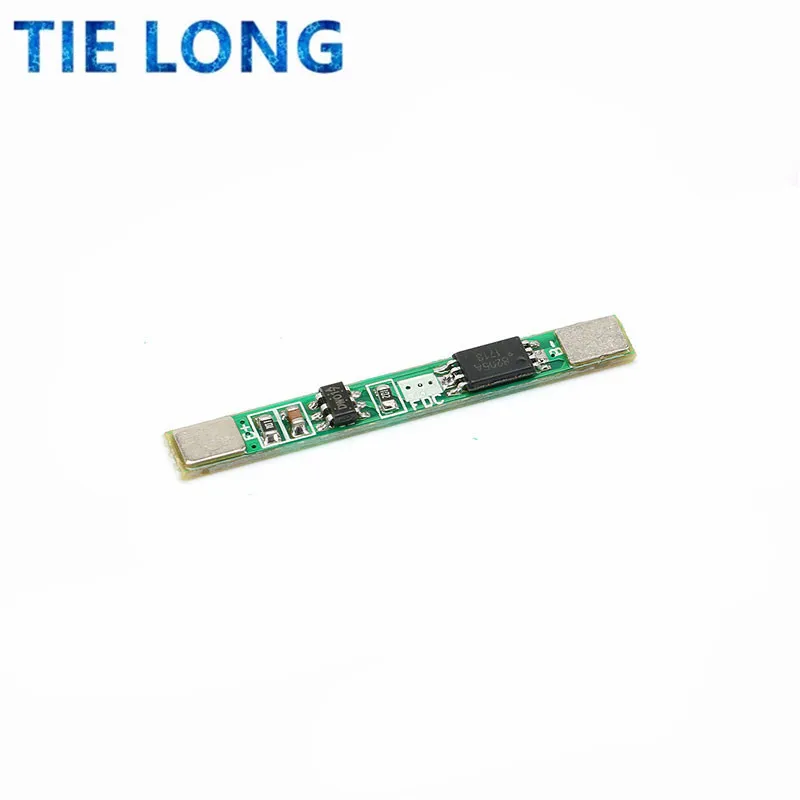 10PCS/LOT 1S 3.7V 3A li-ion BMS PCM battery protection board pcm for 18650 lithium ion li battery