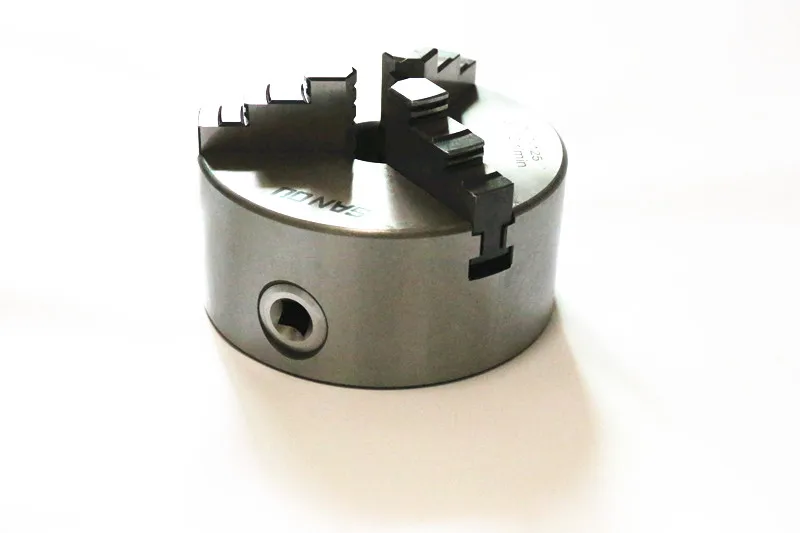 SANOU K11-130 3 Jaw Lathe Chuck 130mm Self Centering Hardened Reversible Tool for Drilling Milling Machine