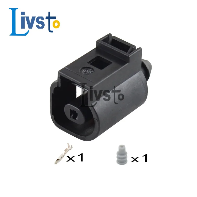 5/10/20/50 Sets 1 Pin Oil Pressure Sensor Connector Plug Horn 1.5 MM Socket 1J0973701 1J0 973 701