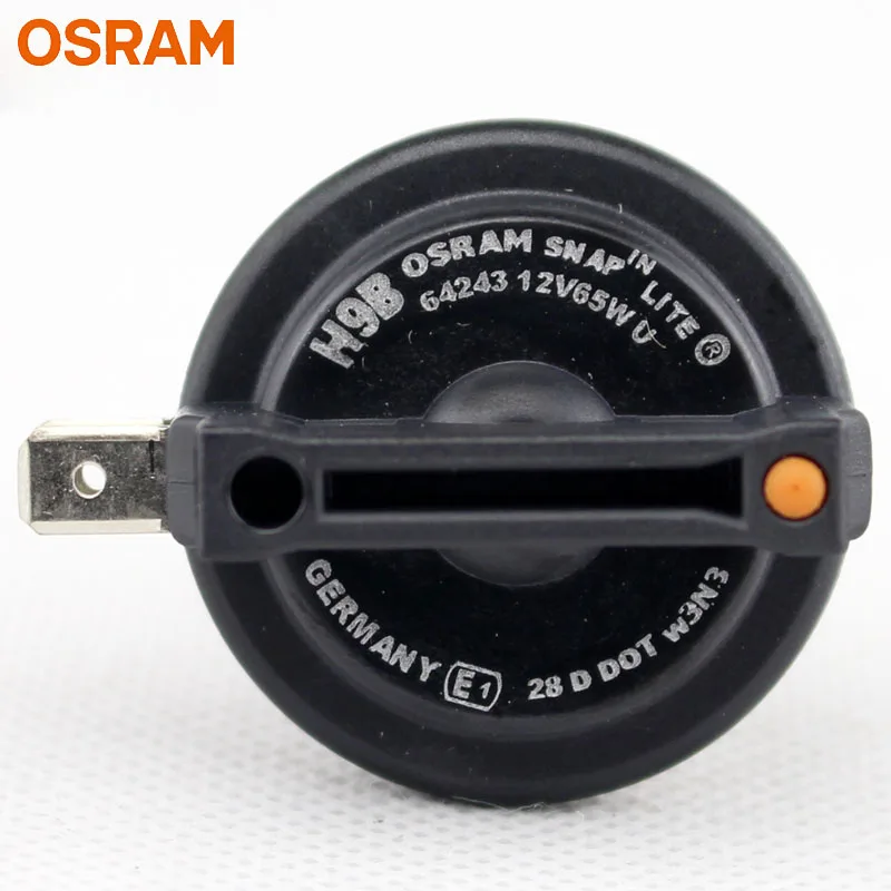 OSRAM H9B 12V 65W PGJY19-5 64243 Original Line Car Halogen Headlight Auto Bulb 3200K Standard Lamp OEM Made In Germany (Single)