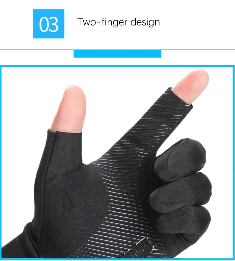 Sommer Männer Frauen Handschuhe Fitness Sport Angeln Radfahren Eis Seide Atmungsaktive Elastische Sonnenschutz Touchscreen Fahren Handschuhe – Detail 7