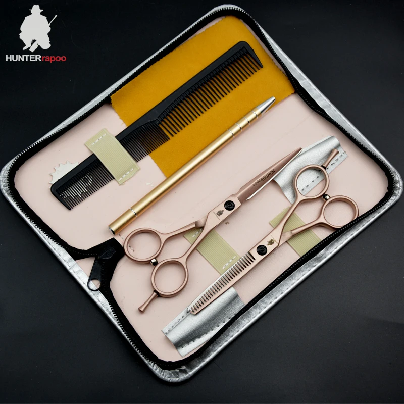 

HT9132 5.5" Inch Stainless Steel Hairdressing Salon Cutting Scissors Barber Razor Thinning Shears Hair Cutting Clipper Trimmer