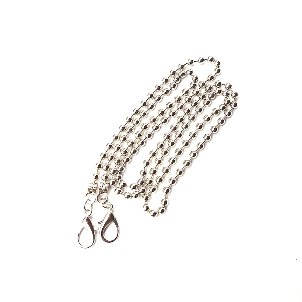 20Pcs Multicolor Metal Ball Chains Handbag Clutch Crossbody Shoulder Bag Straps DIY Luggage Hardware Accessories 120cm
