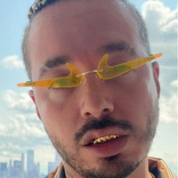 2022 New Fashion Vintage Small Rimless Sunglasses Men Women Popular Travel Funny Tick Colorful Sexy Prom Sun Glasses For Male