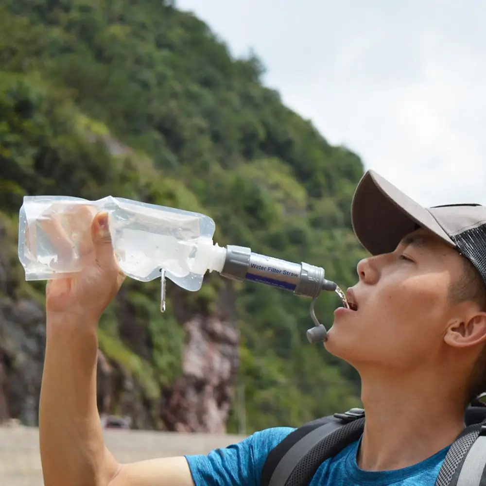 Filtro dell'acqua di emergenza personale del depuratore d'acqua all'aperto da 5000 L Mini filtro portatile per il filtro dell'acqua delle attività all'aperto