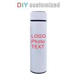 Thermos DIY Customized Colorful Print LOGO Photo Text 304 Stainless Steel Vacuum Water Cup Business Gift in-Car