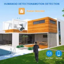 5MP WiFi Camera System 10CH P2P NVR Outdoor Night Vision Kit #4