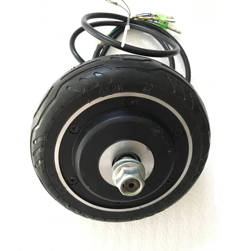 

6 inch 24V/36V/48V 250W 350W 400W hub motor with hollow tire for electric scooter