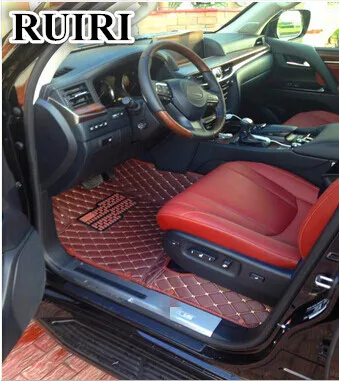 High quality rugs! Custom special car floor mats for Toyota Land Cruiser 100 2007-1998 5 seats waterproof carpets for LC100 2004