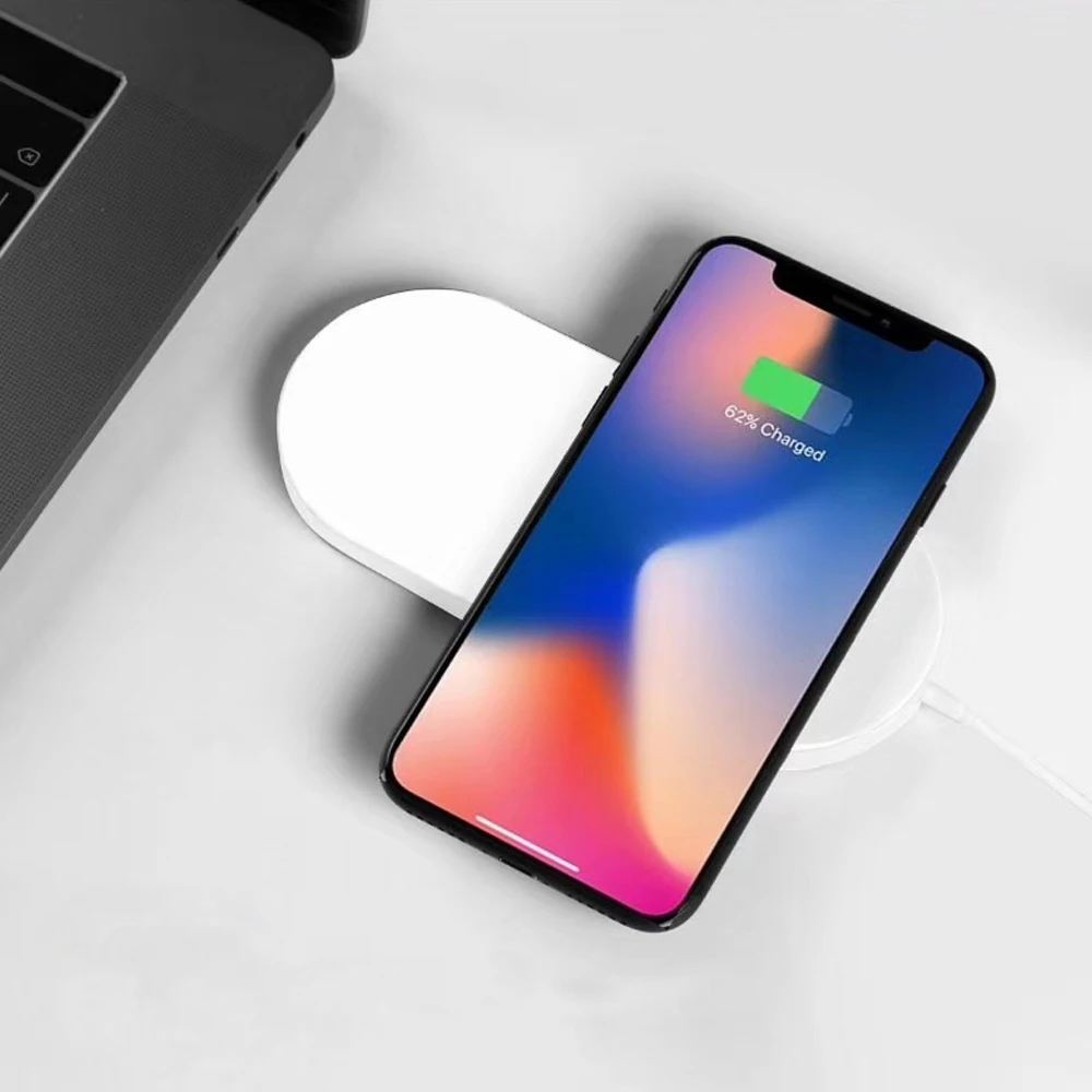 Mào Phụ Kiện Đồng Hồ Cho Dây Đồng Hồ Iwatch 4/3/2 1 Tề Không Dây Iphone X 8 Plus Samsung 10W Nhanh Ga