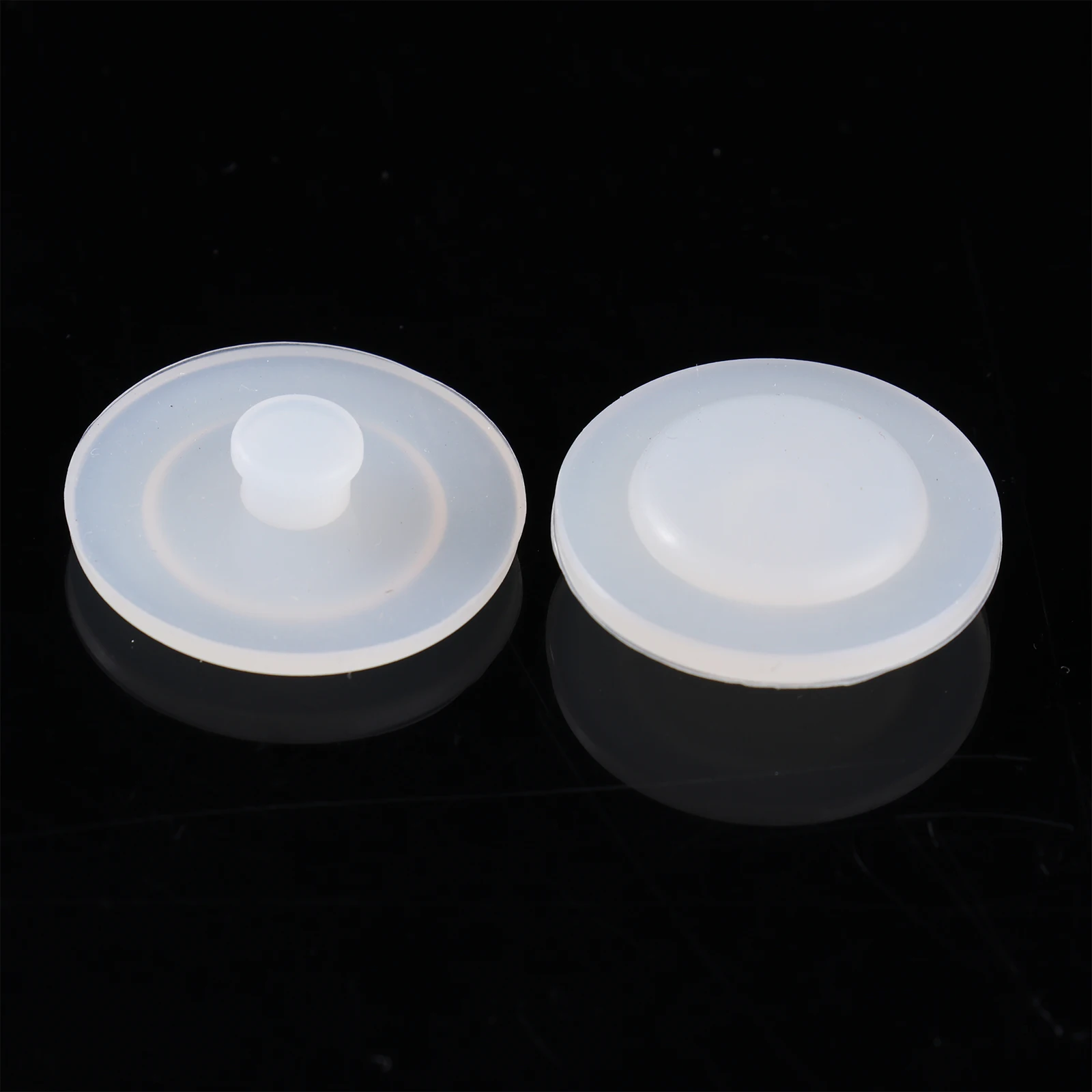 10Pcs Silicone Lid Plug Food Grade White Water Bottle Non Spill Non Odor Air Tight Bottle Lid Plug Replacement Accessories