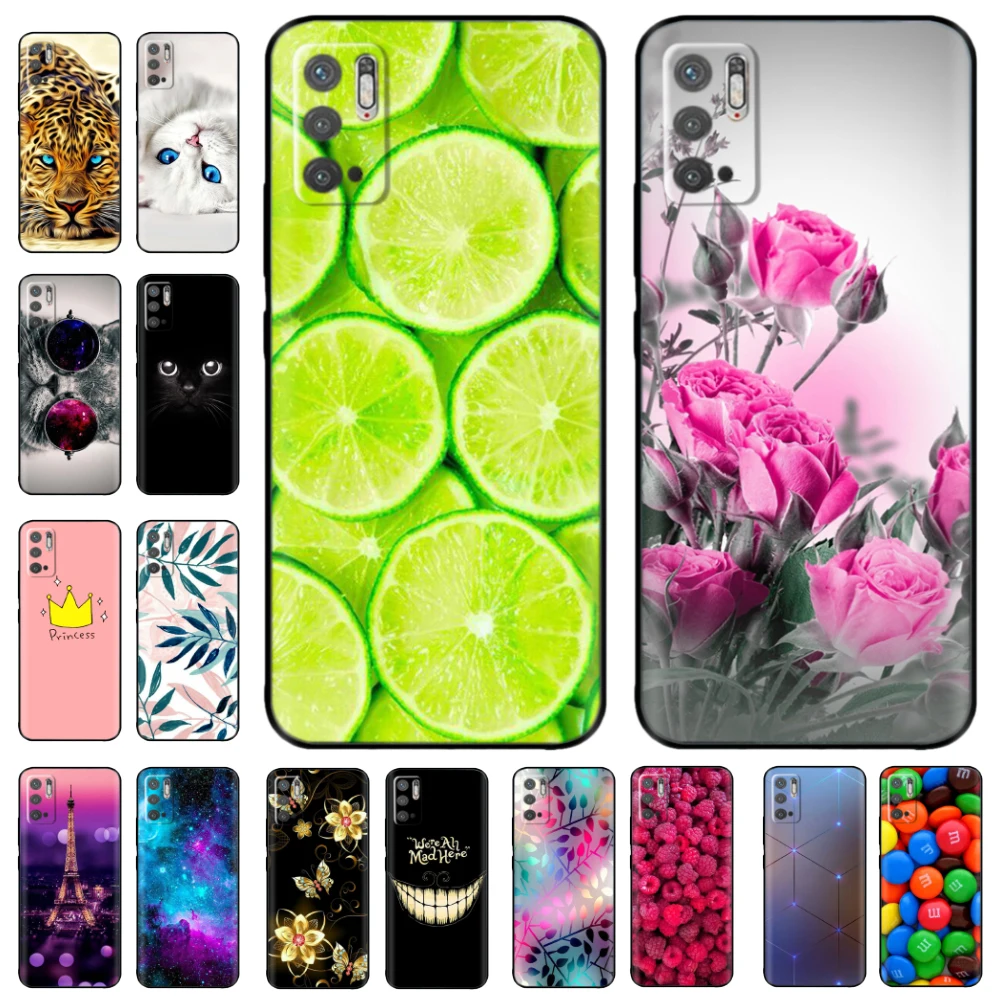 For POCO M3 Case 6.53 inch Phone Cover for Xiaomi Poco M3 Pro 5G Case Fundas TPU Fashion Case For M 3 PocoM3 Silicone Case Cat