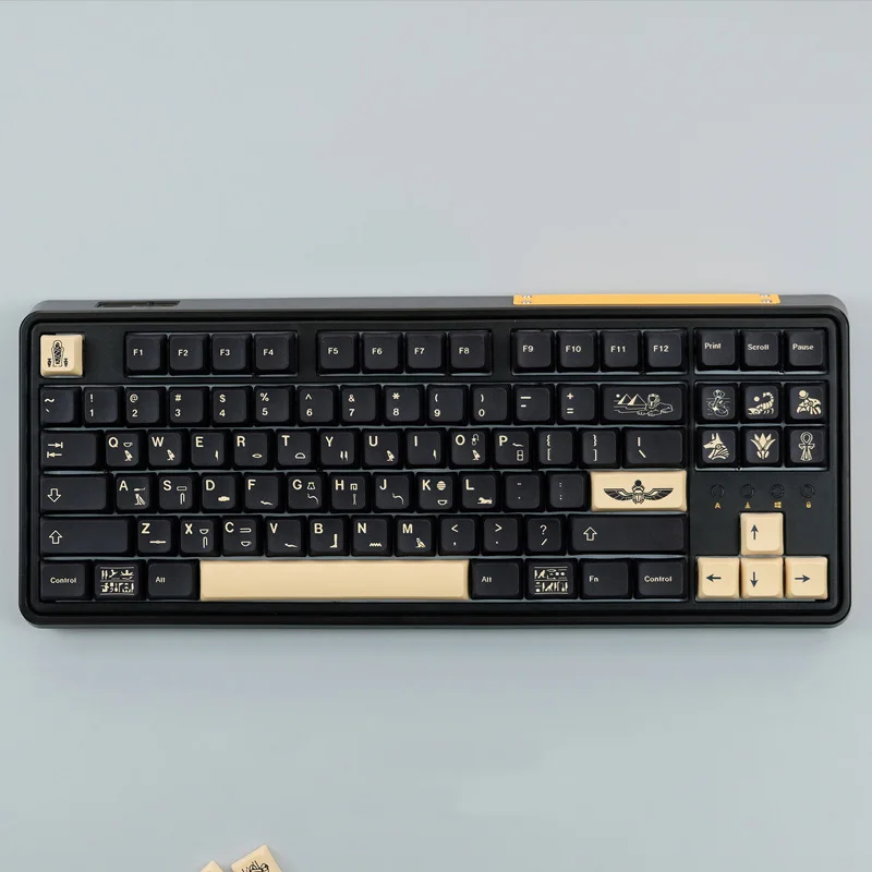 Imagem -04 - Teclado Mecânico Faraó Keycaps Gmk Keycaps Xda Perfil Tampões Chaves 140 Teclas-conjunto Keycap com 2u 1.75u Shift Gk61 Gk64 980