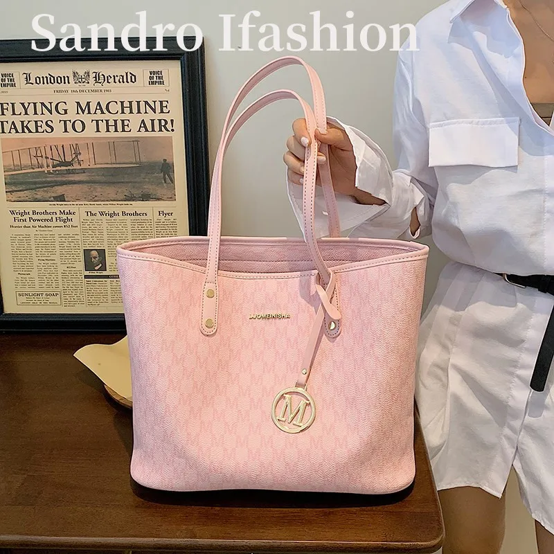 Summer High Quality Leather Fashion Large-capacity One-shoulder Armpit Women\'s Bag Work Student Travel Female Retro Handbag Tote