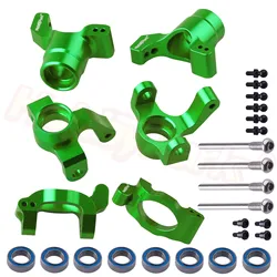 Hobbypark Aluminum Caster Blocks C-Hubs Steering Block Stub Axle Carriers Set for Traxxas 1/18 LaTrax Teton Desert Prerunner