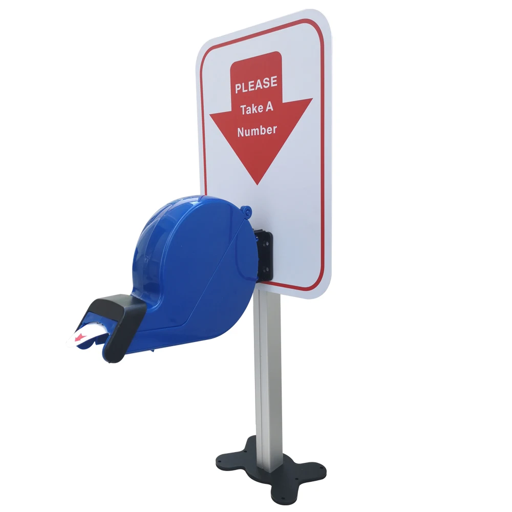 2-digits Turn O Matic Take a Number Roll Wireless Queue Management System Now Serving Manual Ticket Dispenser