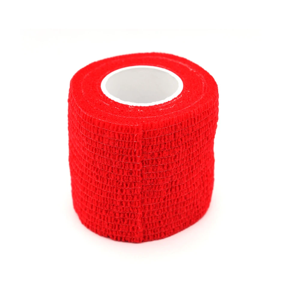 1 Roll 5*450cm Disposable Self-adhesive Flex Elastic Bandage Tattoo Handle Grip Tube Wrap Elbow Stick Medical Tape Accessories