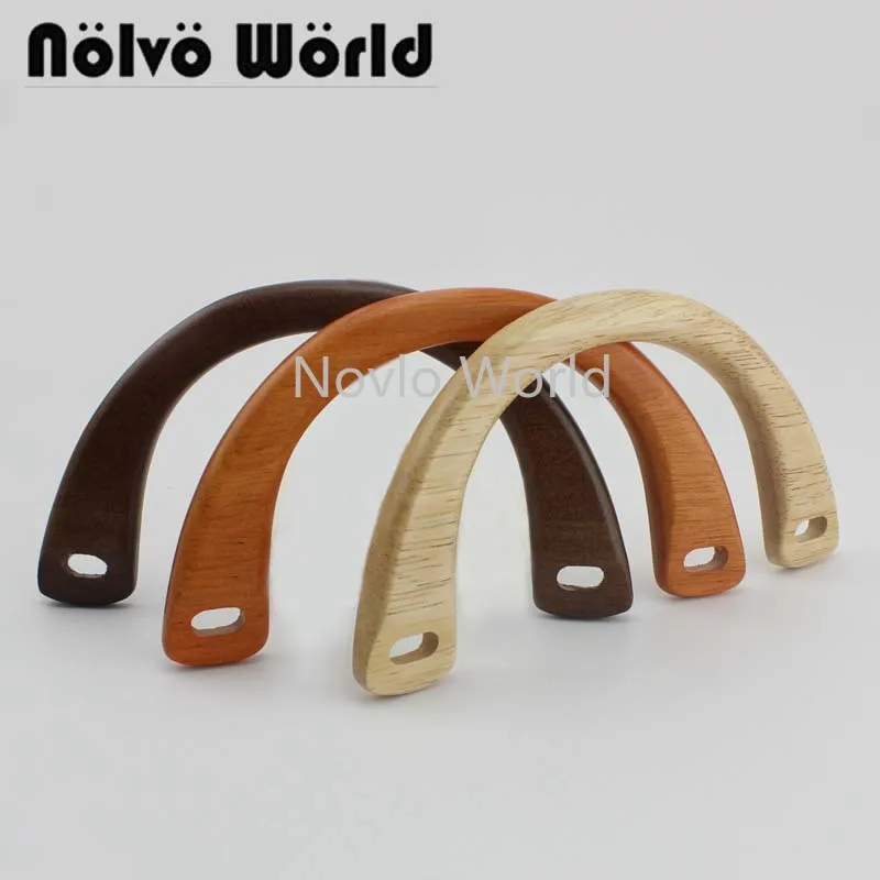 4-10 pieces 4 colors 15*8cm Arch Bridge Shaped Quilting Crafts Supply For Design Wood Backpack Bag Purse Small Handle Parts