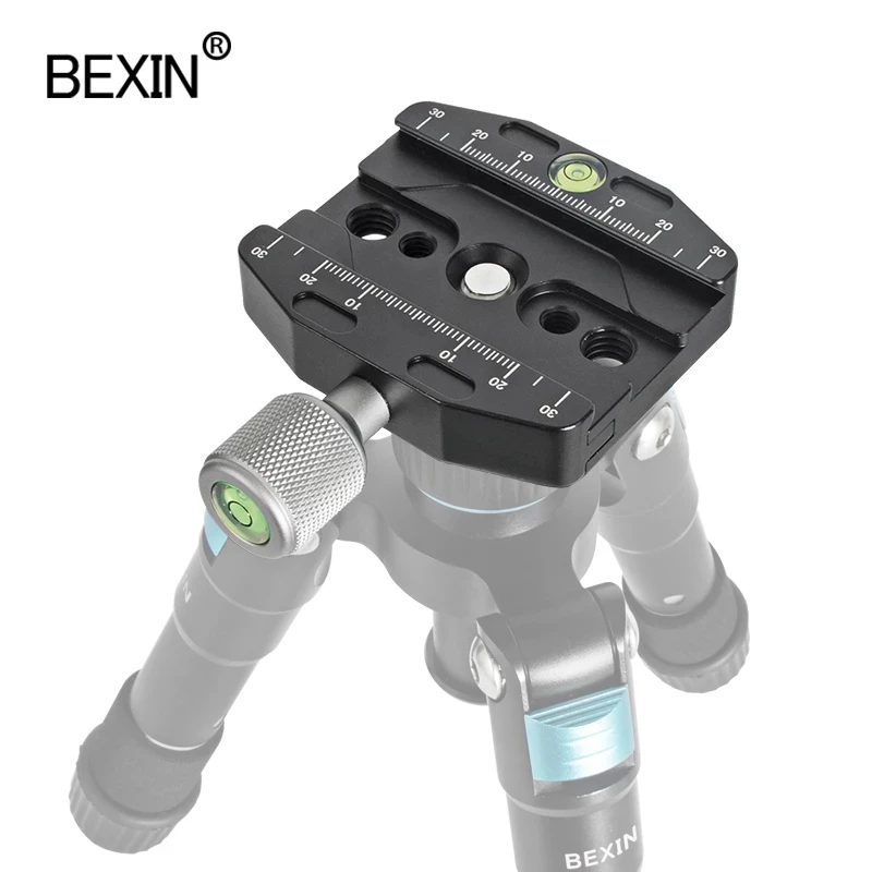 BEXIN Camera Quick Release Clamp Tripod Mount Adapter Holder Profession Quick Release Base Plate Clamp for Dslr Point Cameras