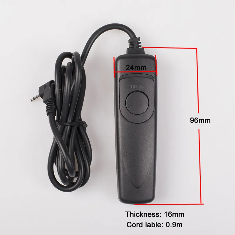 Cavo telecomandato del rilascio dell'otturatore di RS-60E3 per Canon 1300D 1100D 1200D 100D 350D 550D 650D 750D Pentax K200D K100D K110D