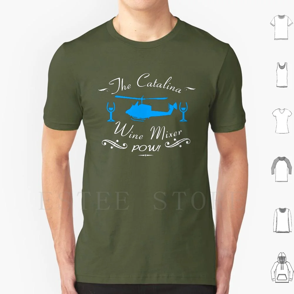 Stepbrothers-The Catalina Wine Mixer T Shirt DIY Big Size 100% Cotton The Catalina Wine Mixer Catalina Wine Pow Step Brothers