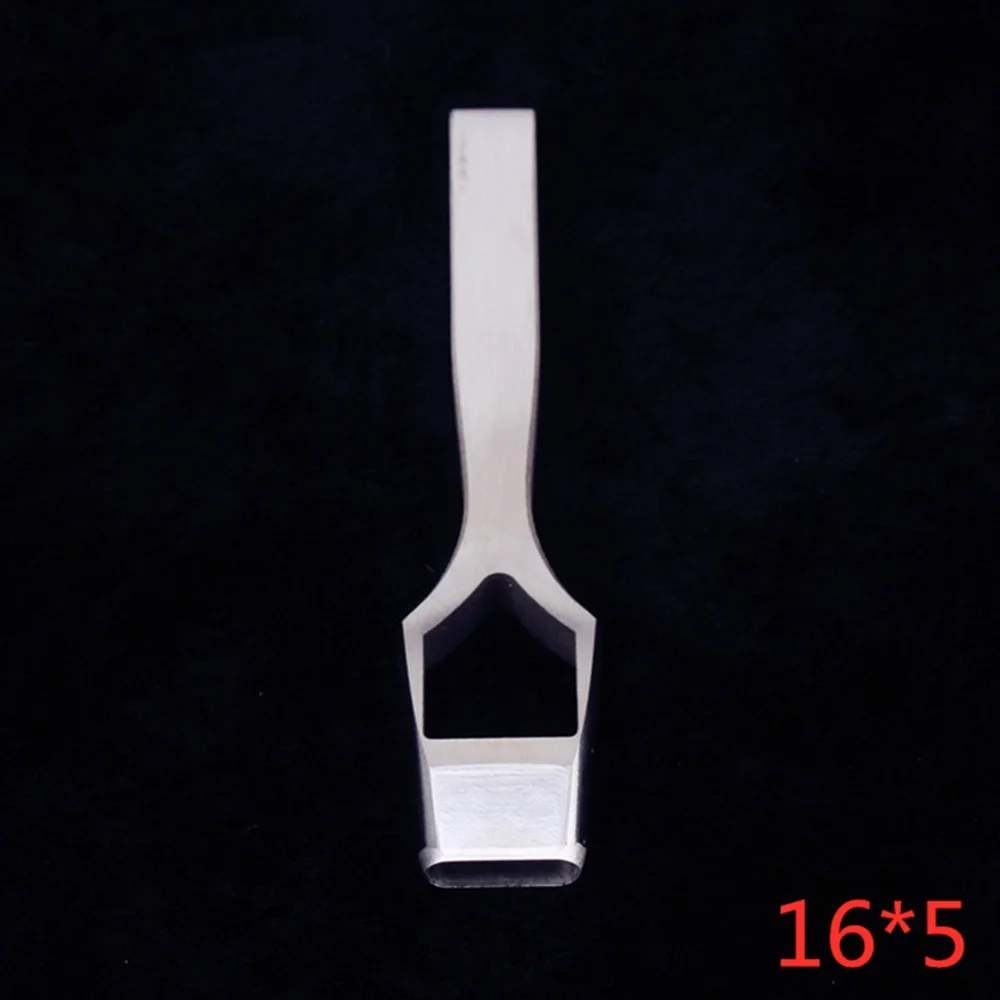 1 pc Stainless Leather Craft Hand Tool Belt Band Oval Hole Punch Tools Stitching diy strap oblate Cutter chisel Tools