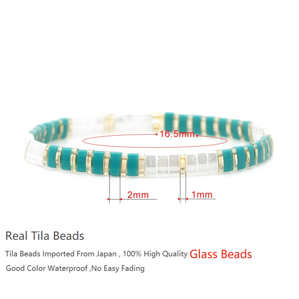 Go2boho تيلا أساور للنساء ميوكي أساور مجوهرات موضة البوهيمي مجوهرات أساور ممتدة اكسسوارات بالجملة #2